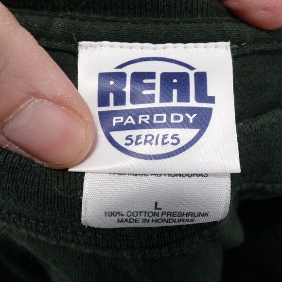 VINTAGE REAL PARODY SERIES MOUNTAIN DUDE PARK CITY UTAH MOUNTAIN DEW TSHIRT L - Picture 6 of 6